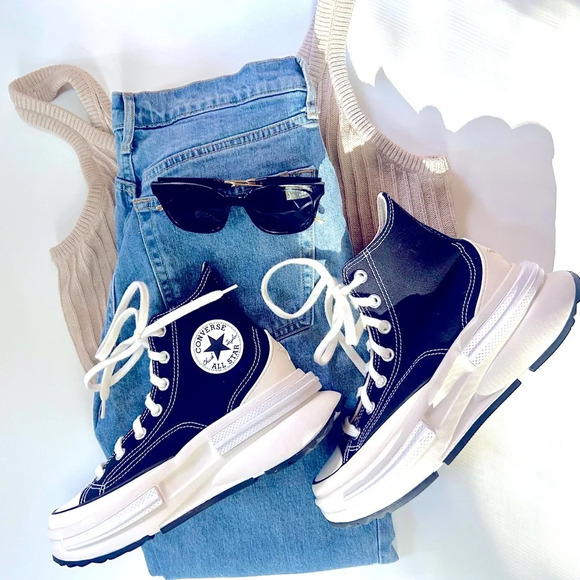 Converse Shoes - Converse Run Star Legacy Platform Sneaker in Black